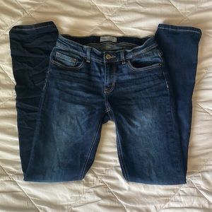 BKE Payton Universal Fit Mid Rise Strait Dark Wash | Size 26 X 32